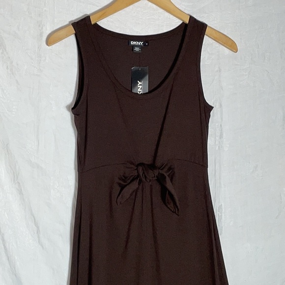 DKNY Sleeveless Tie Front Dress - Picture 2 of 6